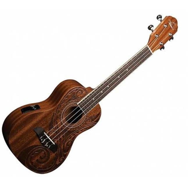 Oscar Schmidt  Concert Mahogany Tattoo Acoustic & Electric Ukulele