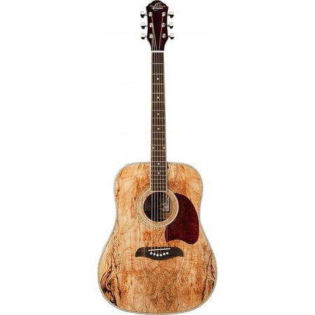 Oscar Schmidt Deep Dreadnought Acoustic Guitar - Spalted Maple - OG2SM