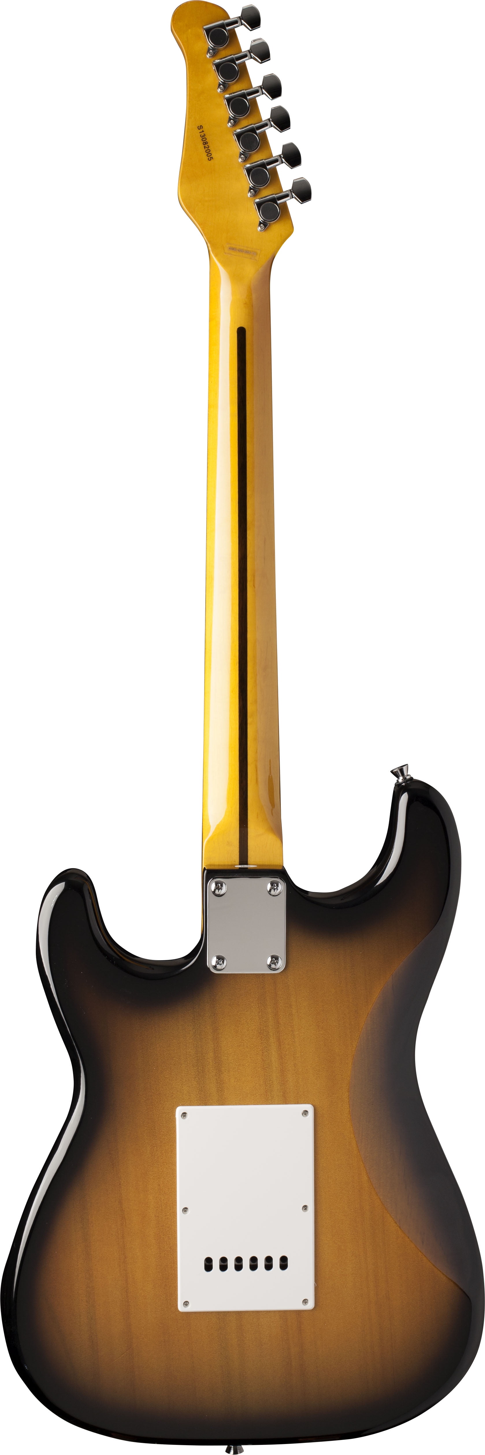 Oscar Schmidt Double Cutaway 3/4 Size Electric Guitar. Tobacco Sunburst