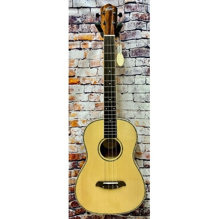 Oscar Schmidt Model OU53S-A Solid Spruce Top Baritone Size Ukulele - New