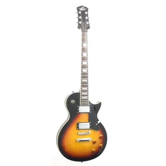 Oscar Schmidt OE20TS Sunburst Single Cutaway Setneck LP Electric Guitar