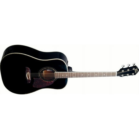 Oscar Schmidt OG2 Dreadnought Left Hand Acoustic Guitar, Natural