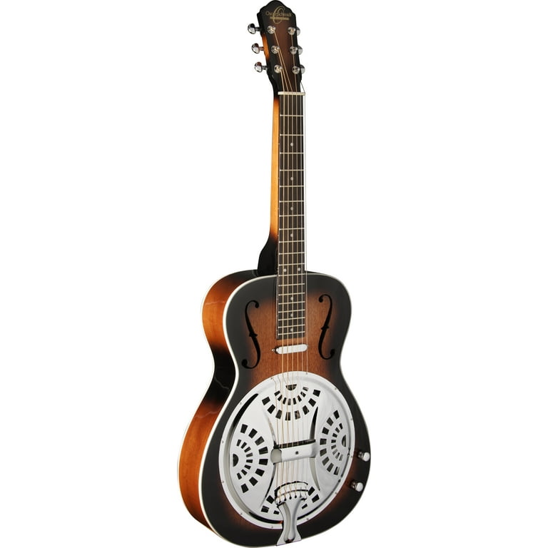 Oscar Schmidt OR8ETS Square Neck Spider Resonator. Tobacco