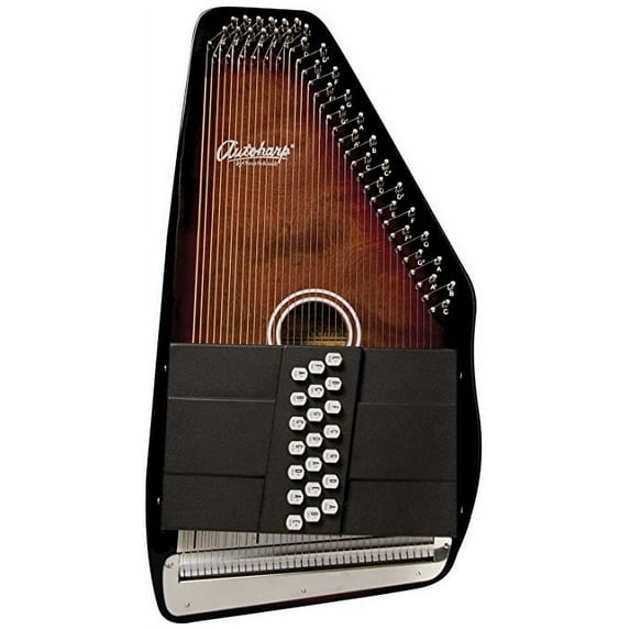 Oscar Schmidt OS21CE 21 Chord Classic Autoharp with Tobacco Sunburst Finish