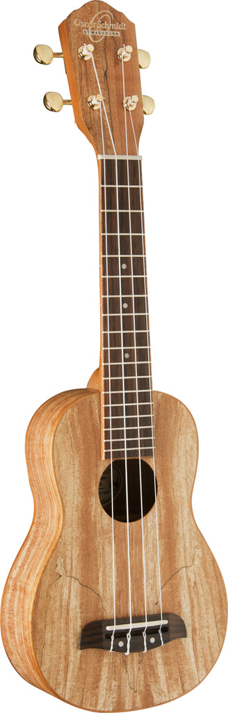 Oscar Schmidt OU18 Soprano Ukulele , Satin Spalted Maple, OU18