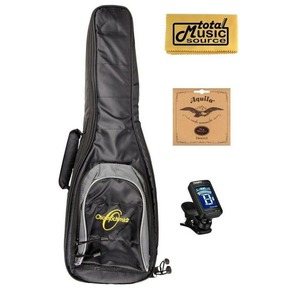 Oscar Schmidt Soprano Ukulele Accessory Bundle, OSC UKE SPACK