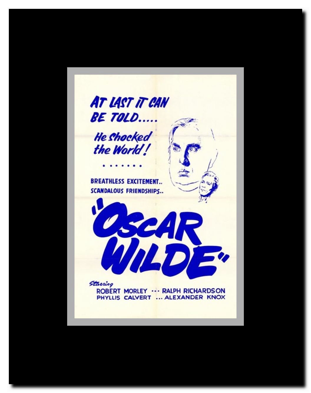 Oscar Wilde Framed Movie Poster