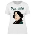 thumbnail image 1 of Oscar Wilde Writer Portrait T-Shirt Women -Image by Shutterstock, Female Large, 1 of 2
