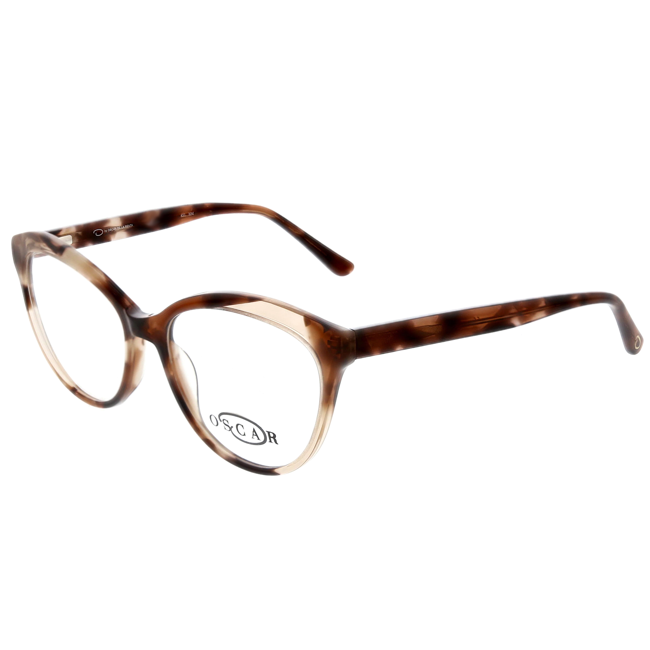 Oscar Women's Cat Eye Eyeglasses, OSL754, Demi/Blush, 5317140, with