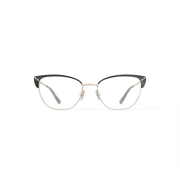 Oscar Women's OSL765 Prescription Eyeglasses with Case, Black