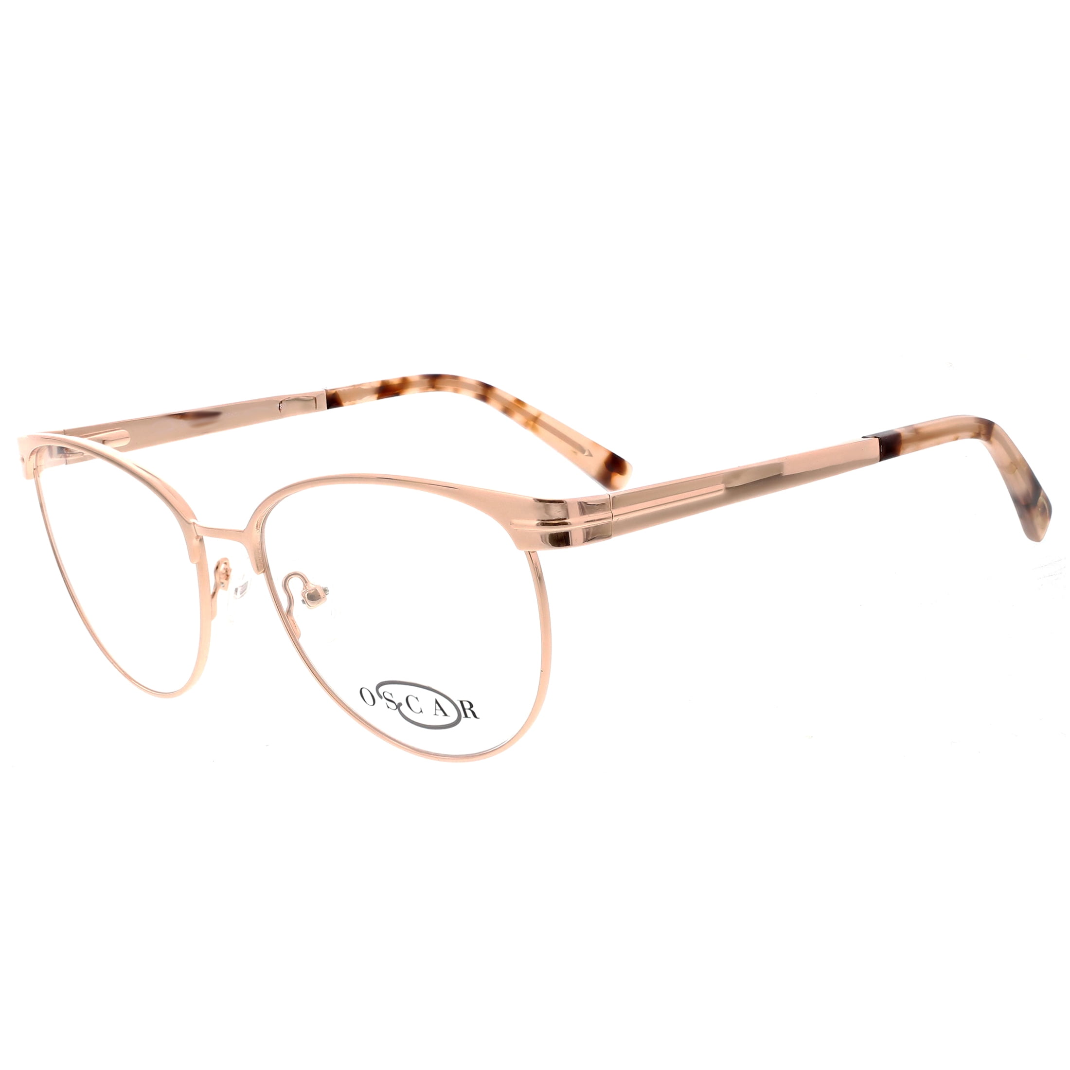 Oscar Women's Petite Cat Eye Eyeglasses, OSL736, Rose Gold, 4916135