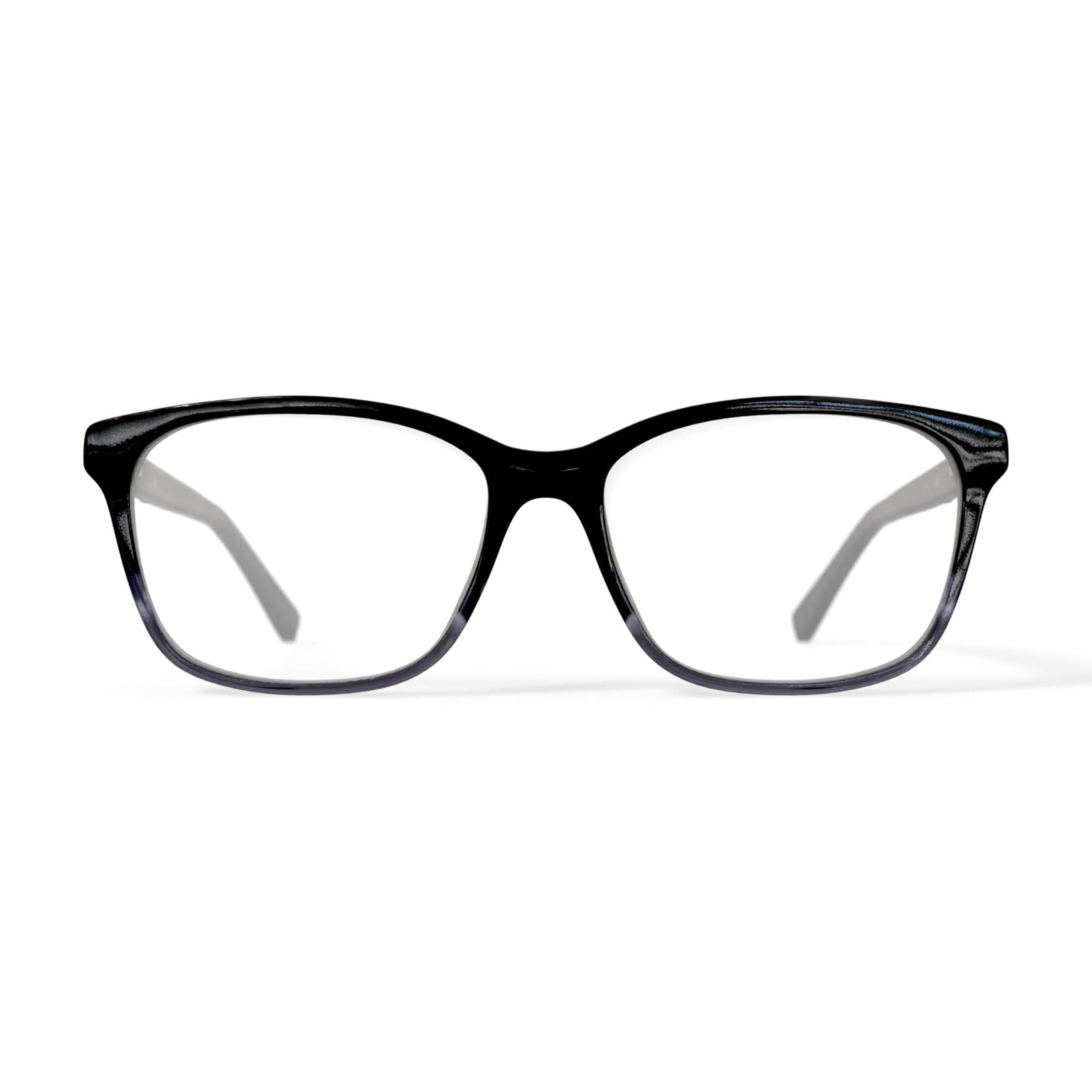 Oscar Women's OSL474 Prescription Eyeglasses with Case, Crystal Black