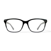 Oscar Womens OSL474 Prescription Eyeglasses with Case, Crystal Black