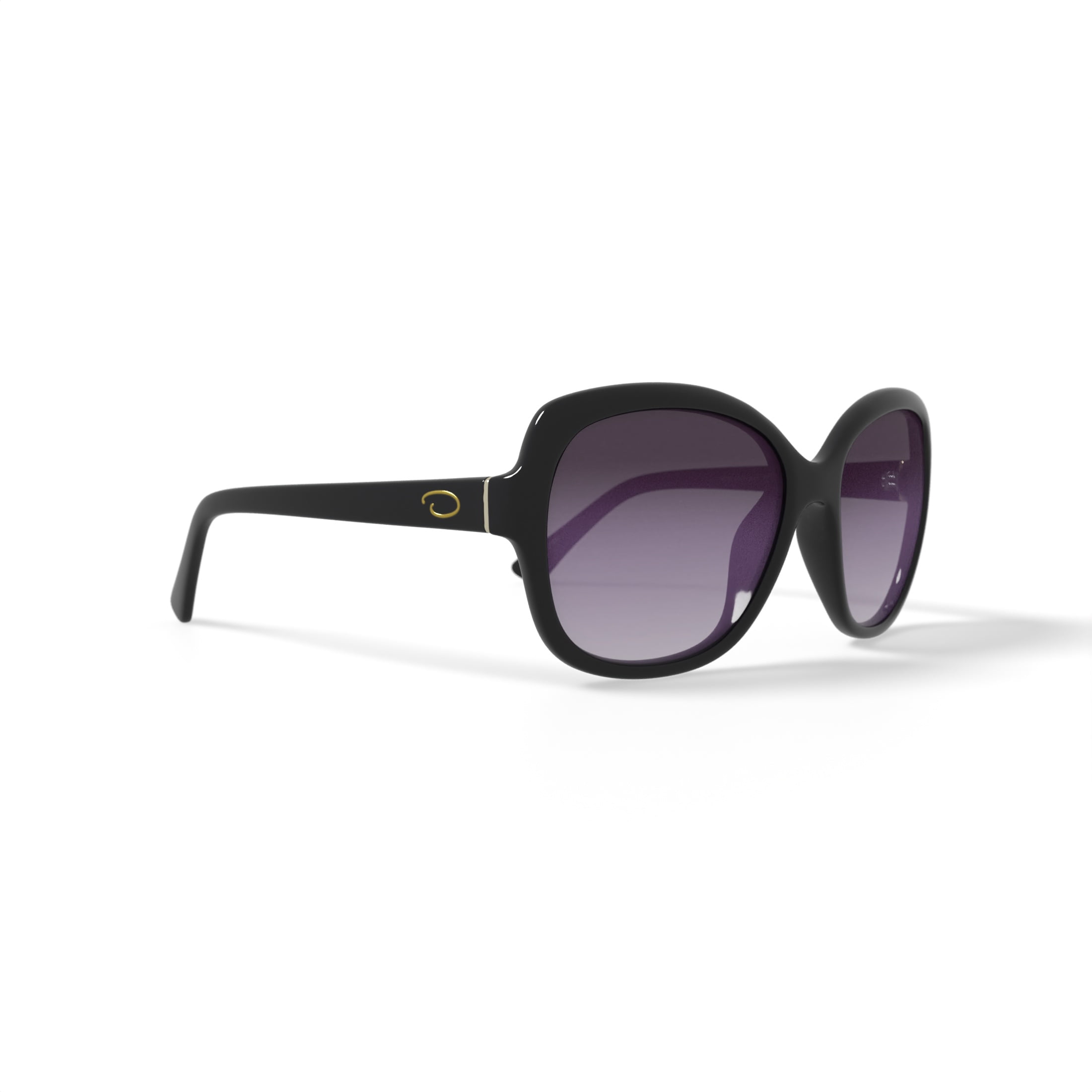 Oscar Women s Rx able Fashion Sunglasses O1304 Black 57 16 135 with Case Walmart