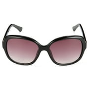 Oscar Eyewear Sunglasses With Case, Black, Square, Plastic, 57-16-135 O1304