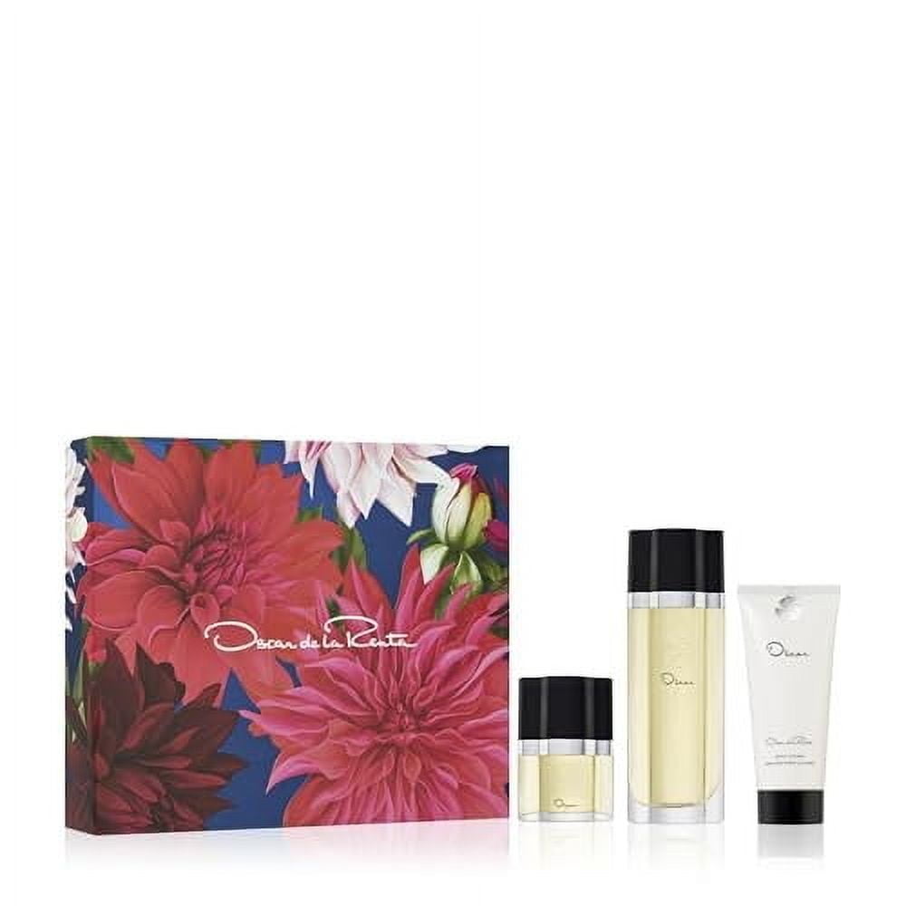 Oscar by Oscar De La Renta 3Pcs Gift Set ( 3.4oz EDT Spray +3.4oz B/L + 1oz EDT Spray ) for WOMEN