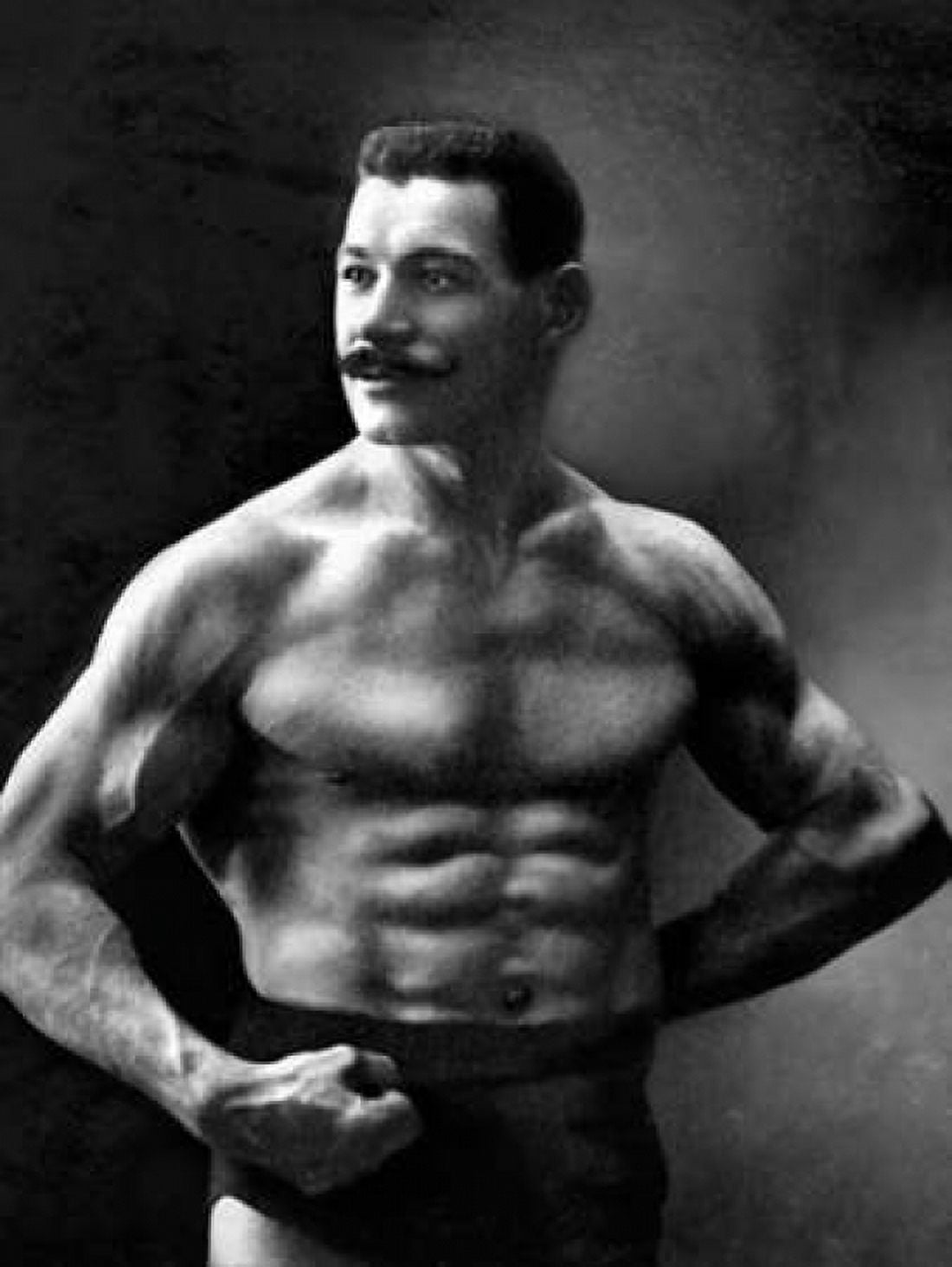 Oscar the Russian Wrestler Canvas Art - Vintage Wrestler (22 x 28)