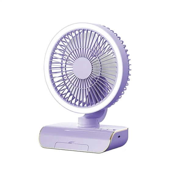 Oscillating Air Circulator Fan 5 Speeds Oscillating Personal Fan with Remote Control 4000mAh Rechargeable Air