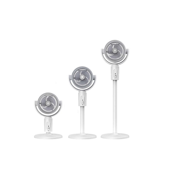 Oscillating Air Circulator Fan Remote Control Adjustable Height Quiet Cooling Tower Desktop Floor Standing Home Office Bedroom Summer Ventilation