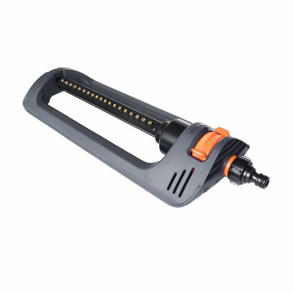 Oscillating Bar Sprinkler For Garden Watering Adjustable Spray Pattern Standard Hose Connection Water Conservation Customizable Coverage ABS For Lawns Yards Outdoor Irrigation