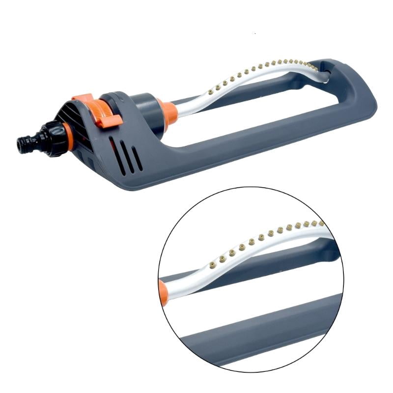 Oscillating Garden Sprinkler Oscillating Automatic Oscillating Sprinkler with 19 Hole Nozzles for Lawn Watering Bridge