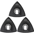 thumbnail image 1 of Oscillating Multitool Universal Quick-Release Triangle Sanding Pads for Hook & Loop Sandpaper - 3 Pack of 3-1/8 Inch Sander Pads - Caliastro, 1 of 3