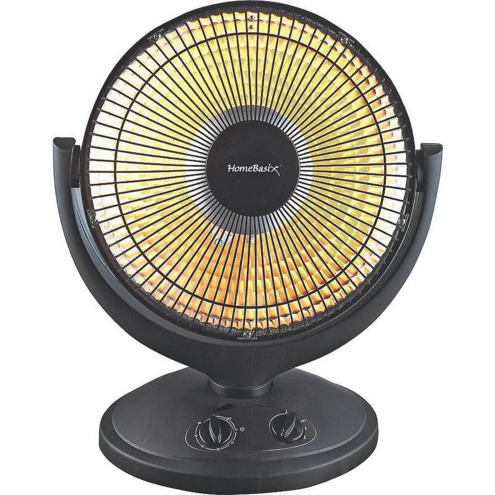 Oscillating Parabolic Heater 400/800W Homebasix Portable Electric