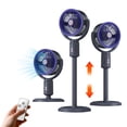 thumbnail image 1 of Oscillating Standing Fan, Oscillating Floor Fan with Remote Control, Adjustable Height Pedestal Fan, Quiet Airflow, Lightweight Pedestal Cooling Fan for Home, Room, Office, Ventilation Accessory, 1 of 6