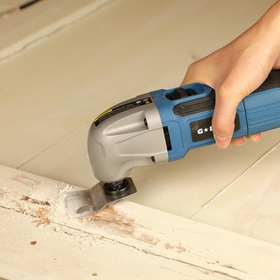 Oscillating Tool, 1.5A Oscillating Multi Tool with with 3 ° Oscillation Angle, 12 Piece Accessories Scraping, Grinding, , Cutting