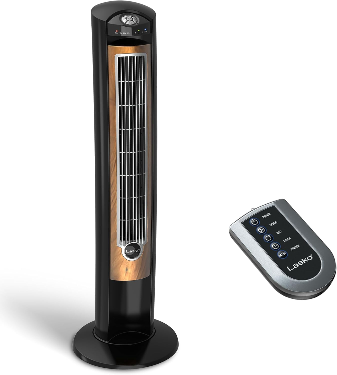 Oscillating Tower Fan, Remote Control, Ionizer, 3 Speeds, Timer, for ...