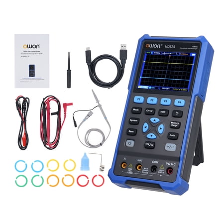 Oscilloscope,000 Support Pc Wfms/s 20 000 Portable 10 000 Support Pc Software Channel 25mhz Handheld 20 000 Support With 3.5inch Lcd Software With 3.5inch Handheld Portable 10