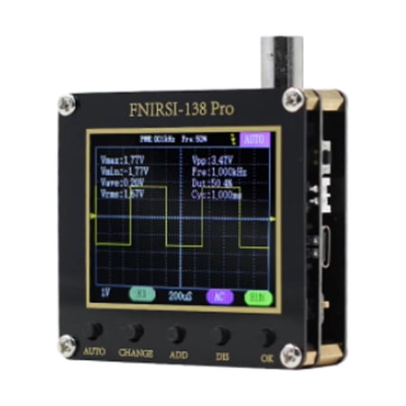 Oscilloscope,2.4 Inch Display Output Normal Modes Button Auto Adjust Inch Display One Display One Button 138pro Handheld Portable Handheld Portable 2.4 One Button Auto Pwm S Output Buzhi