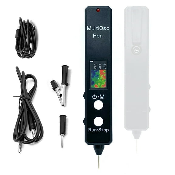 Oscilloscope 3in1 Oscilloscope Multimeter Thermal Imager Digital Multifunctional Tester Handheld Oscope Meter 400KHz Bandwidth 2MSa/s Sampling Rate For DIY And Electronic Test