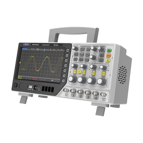 Oscilloscope Digital 2 Channels Portable Osciloscopio 100Mhz Bandwidth USB Oscilloscopes + 16 Channels Logic Analyzer