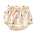 thumbnail image 1 of Oscscso Baby Girls Diaper Covers Ruffled Bloomers, Cute Prints Toddler Girls Panties Comfortable Briefs Underwear Shorts, 1 of 7