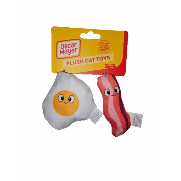 Oscar Mayer Egg & Bacon Plus Cat Toys w/ Cat Nip