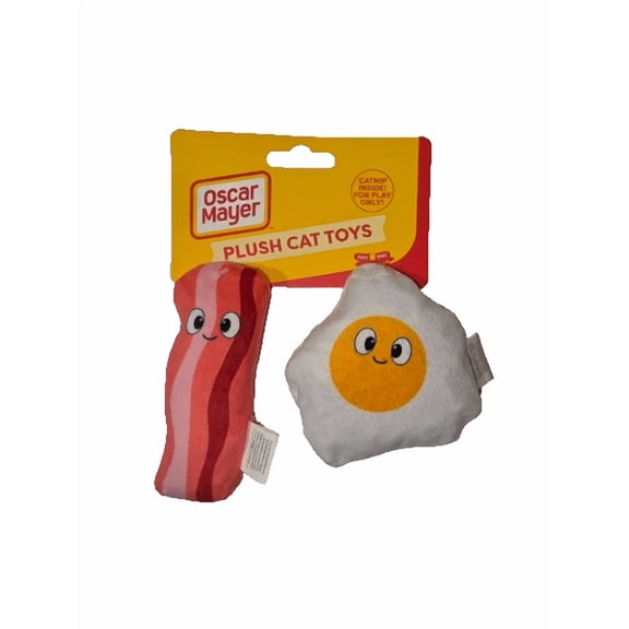 Oscar Mayer Egg & Bacon Plus Cat Toys w/ Cat Nip