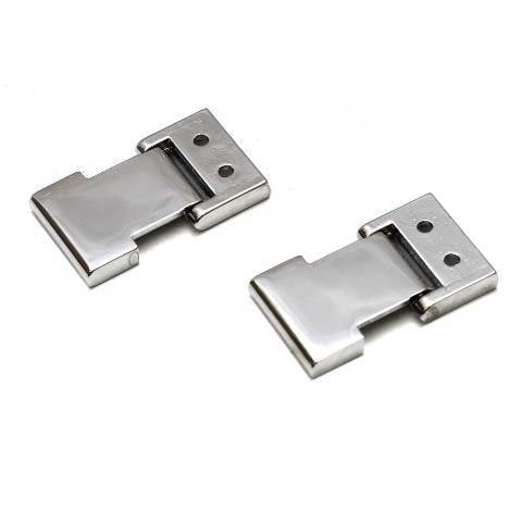 Osculati Boat Flush Deck Hinge 38.196.00 | 1 7/8 x 1 1/8 Inch (Pair)