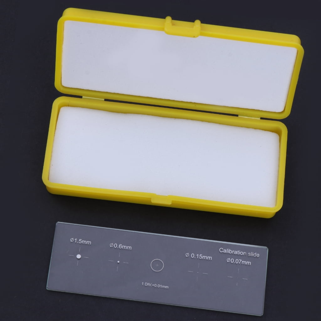 Osdhezcn 0.01mm Stage Micrometers Glass slide Reticle Measuring ...