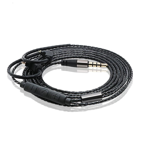 Osdhezcn 0.78mm 2Pin 3.5mm Earphone Upgraded Cord Ear Monitor Sound Transmission