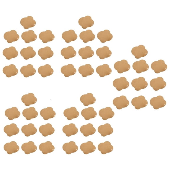 Osdhezcn 10/50Pcs Latches Closure Design Heart Clasps Cardboard Envelope, 4x6 Inch Brown