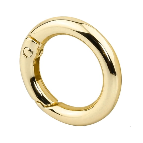 Osdhezcn 10 PCS Metal O Ring Spring Clasps Alloy Open Rings Chain Buckles Connector