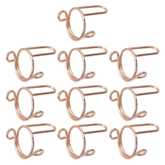 Osdhezcn 10 Pack Fingertip Nail Art Rings Adjustable Nail Rings Accessory Jewelry