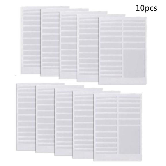 Osdhezcn 10 Sheets 6 Sizes Invisible Adjuster Ring Guard Ring Size Adjuster for Loose Jewelry Rings Guard Tightener Spacer Size