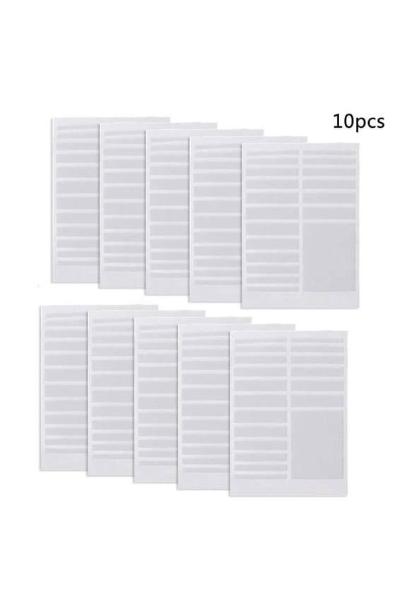 10 Sheets 6 Sizes Invisible Adjuster Ring Guard Ring Size Adjuster for Loose Jewelry Rings Guard Tightener Spacer Size