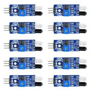 Osdhezcn 10Pcs Intelligent IR Obstacle Detection Sensors Module For Robotics Automation