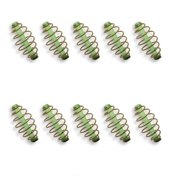 Osdhezcn 10pcs Fishing Spring Feeder Fishing Equipment Tool Feeder Basket Baits Thrower Feeder Coil Inline Method Feeder