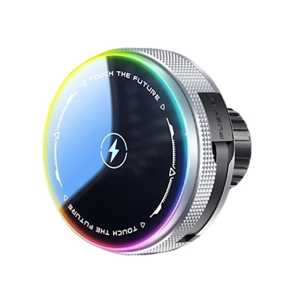 Osdhezcn 15W Magnetic Wireless Charging Car Phone Holder With 17mm Ball Head Thread Stretchable Cable Rotating for Phone 17 16