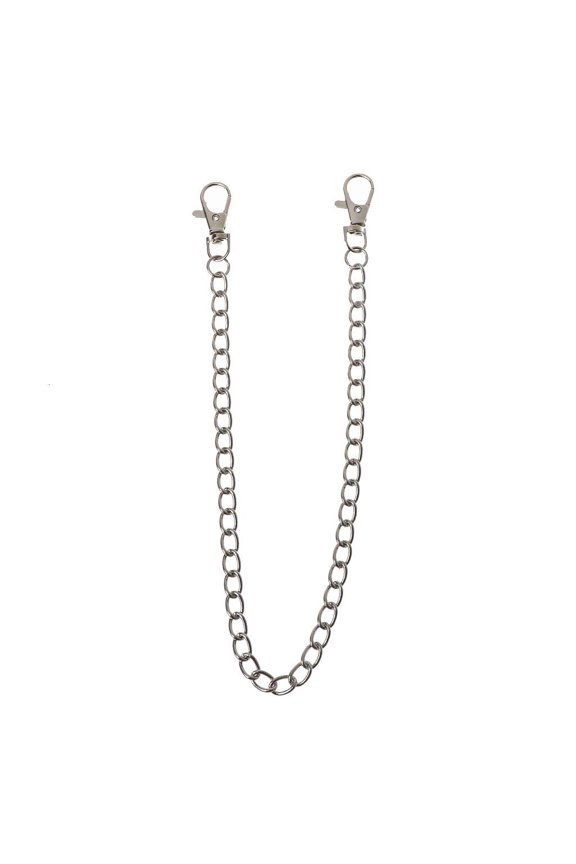 16" Belt Wallet Chain Waist Pants Chain Pocket Chain with Keyring Jewelry Unisex