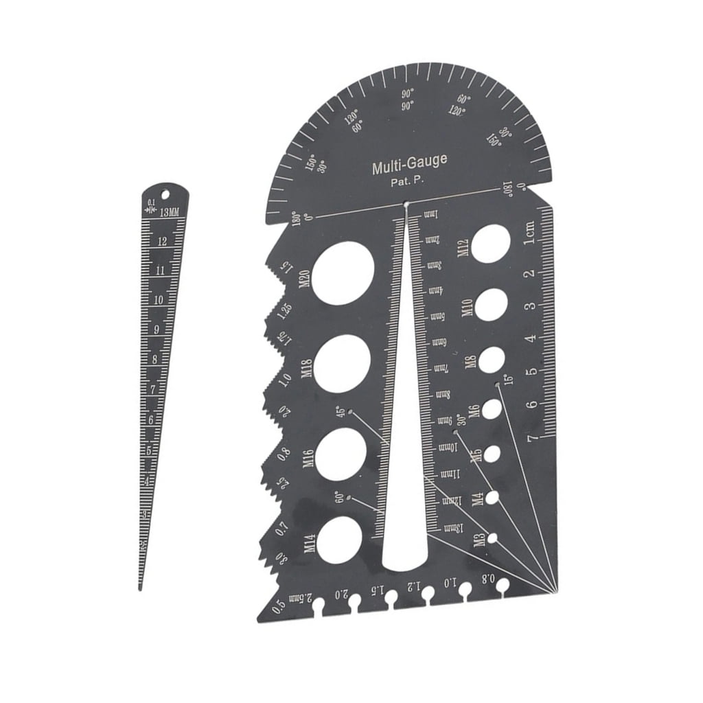 Osdhezcn 1Pack Screw Thread Gauge with Metric and British Measurements ...